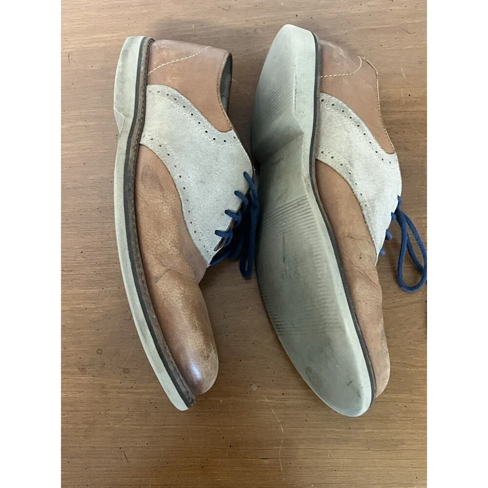 1901 MEN'S DRESS SHOE SIZE 10M BROWN USED